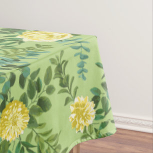 Mantel Rosa amarillo claro y verde pálido Boda floral