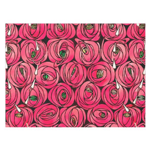 Mantel Rosa Art Nouveau Rennie Macintosh Graphic