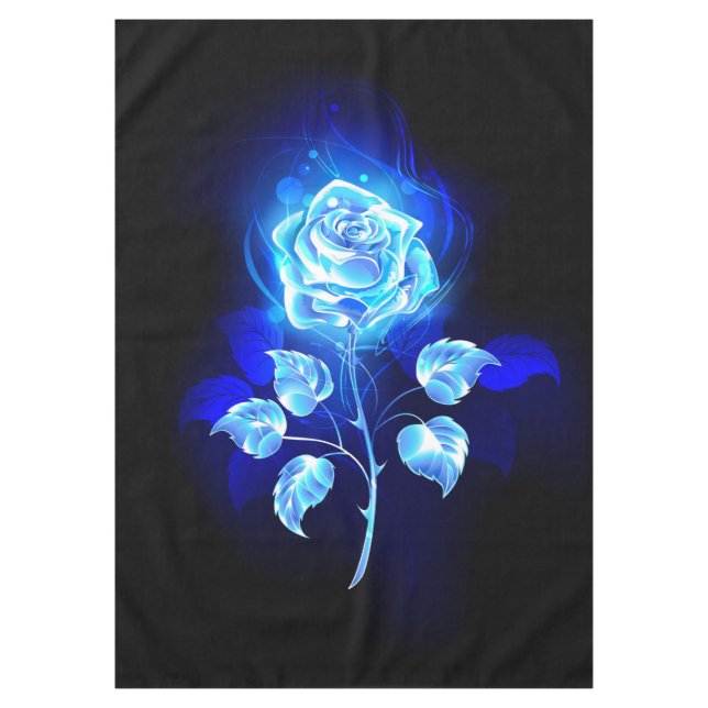 Mantel Rosa azul en llamas (Anverso)