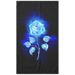 Mantel Rosa azul en llamas
