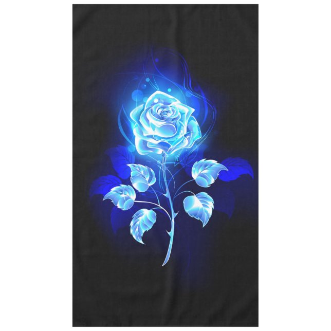 Mantel Rosa azul en llamas (Anverso)
