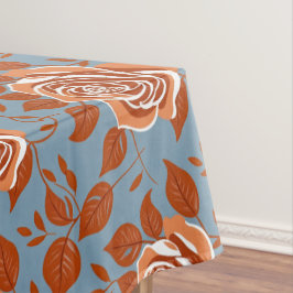 Mantel Rosa con tonos cálidos de naranja y óxido