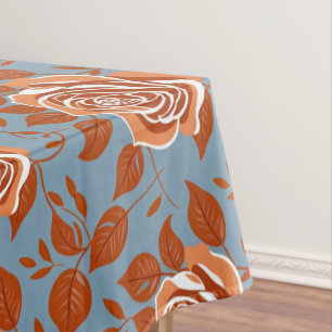 Mantel Rosa con tonos cálidos de naranja y óxido