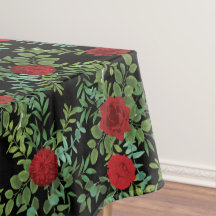 Rosa de Boda floral Black & Red Peony