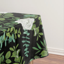 Mantel Rosa de Boda floral Black & White Peony