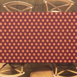 Mantel Rosa de los Moss Rojos Flores sin problemas