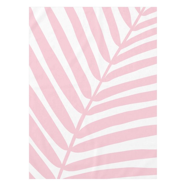 Mantel Rosa del bebé de hoja de palma tropical (Anverso)