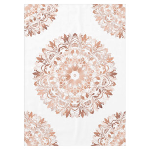 Mantel Rosa Gold Floral Mandala