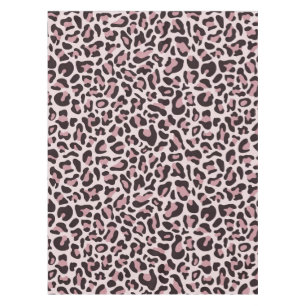 Mantel Rosa Gold Leopard Print Tablecloth