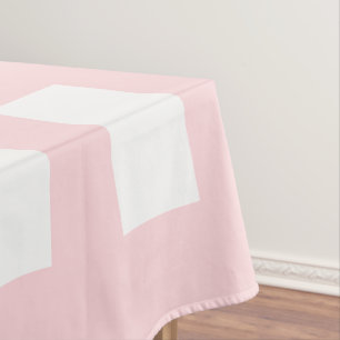 Mantel Rosa y Blanco a Rayas