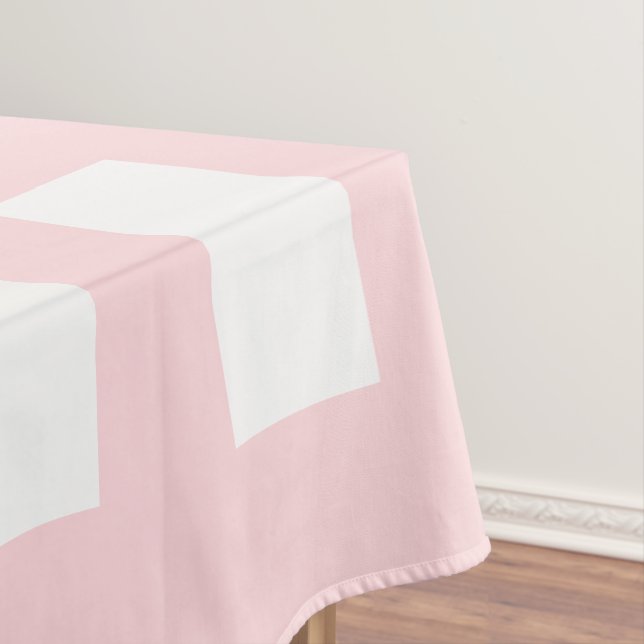 Mantel Rosa y Blanco a Rayas (In Situ)