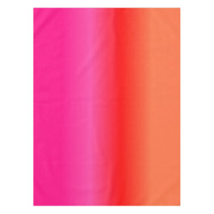 Mantel rosado, rojo y anaranjado de la pendiente