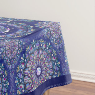 Mantel Rosario azul