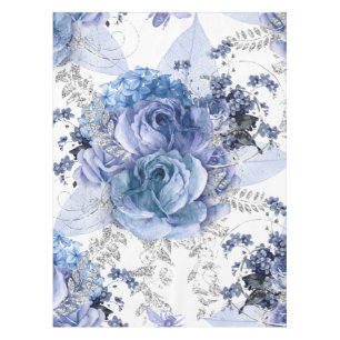 Mantel Rosas azules