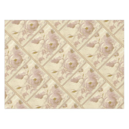 Mantel Rosas beige enmarcado