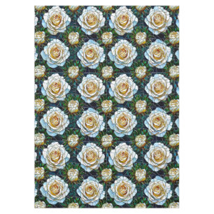 Mantel Rosas blancas flores