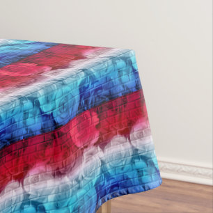 Mantel ROSAS BRICK 11,TABLECLOTH DE ALGODÓN RWB-52x70