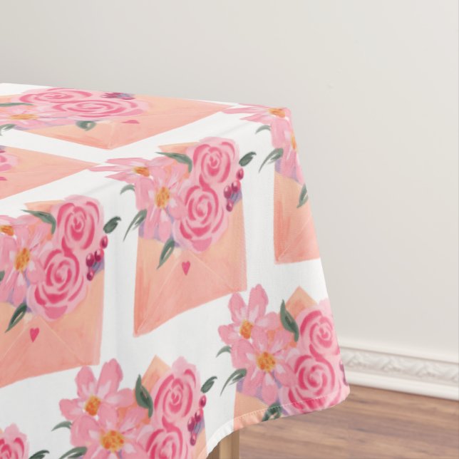 Mantel Rosas de boda dibujadas a mano con textura (In Situ)