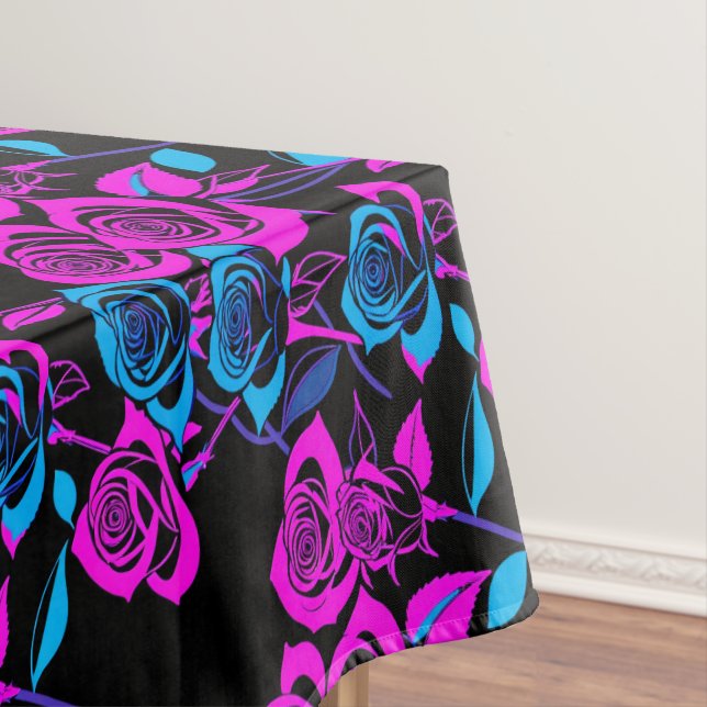 Mantel Rosas De Color Neón (In Situ)