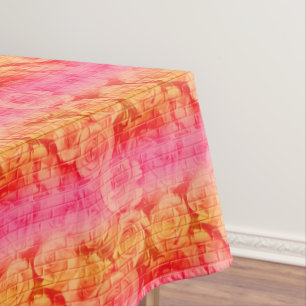 MANTEL ROSAS DE LADRILLO 17,LEMO DE ROSA... - TABLECLOTH 