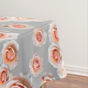 Mantel Rosas en tonos de melocotón y coral