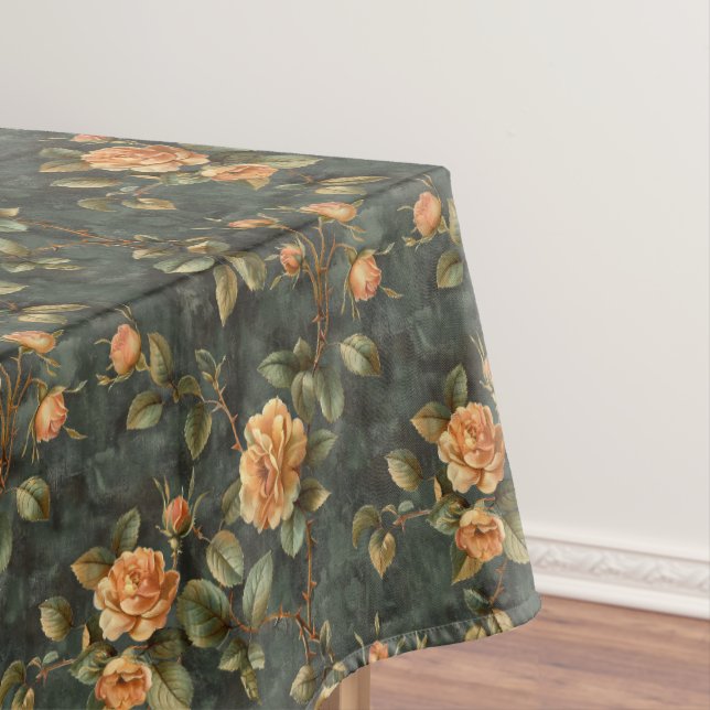 Mantel Rosas franceses con una acuarela de color amarillo (In Situ)