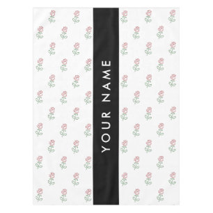 Mantel Rosas Rojas, Patrón De Rosas, Tu Nombre