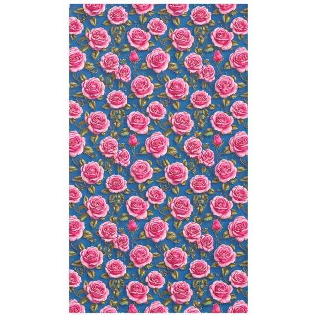 Mantel Rosas rosadas (Anverso)