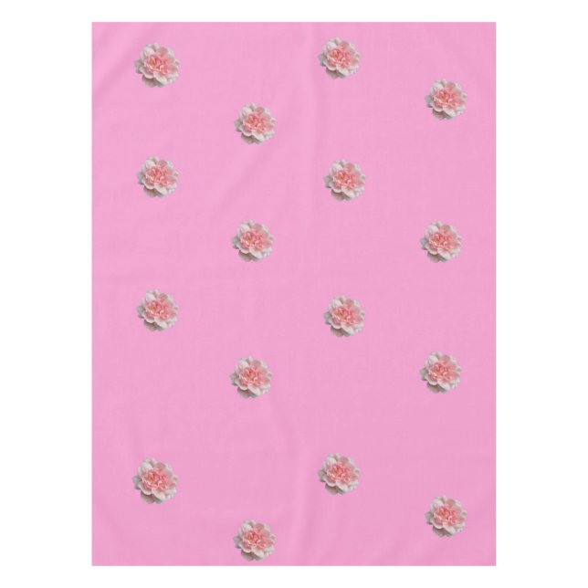 Mantel Rosas rosas rosas en rosa (Anverso)