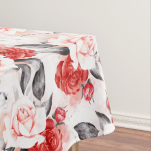 Mantel Rosas rosas rosas y rojas