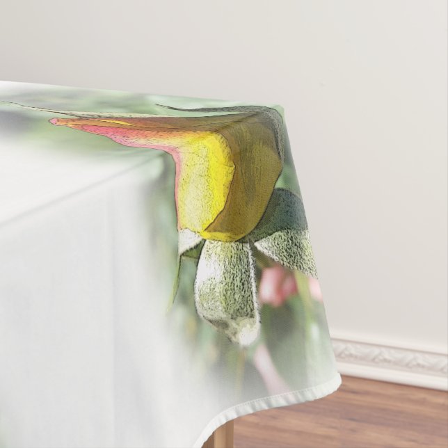 Mantel rosebudo rosa amarillo (In Situ)