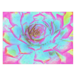 Mantel Rosette de sedición azul y rosa caliente