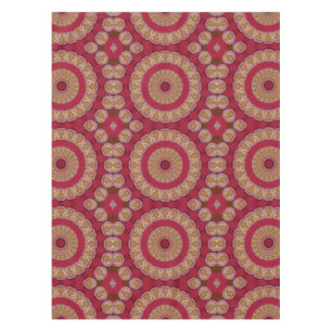 Mantel Rosette dorado rojo amarillo Mandala