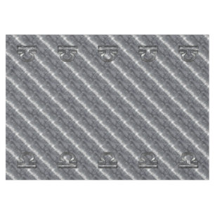 Mantel Rótulo Libra Zodiac de estilo metálico