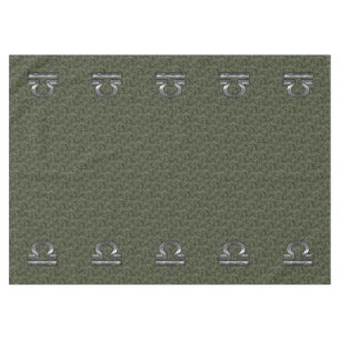 Mantel Rótulo Libra Zodiac sobre el camo digital verde ol