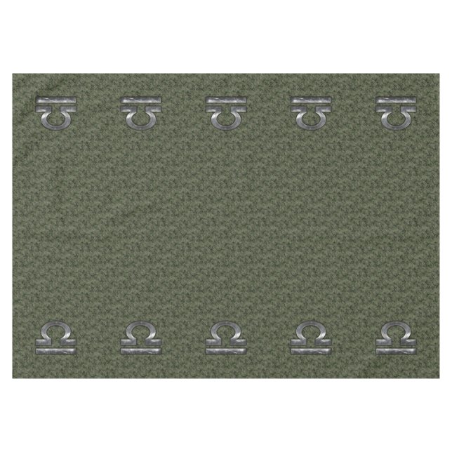 Mantel Rótulo Libra Zodiac sobre el camo digital verde ol (Frente (Horizontal))