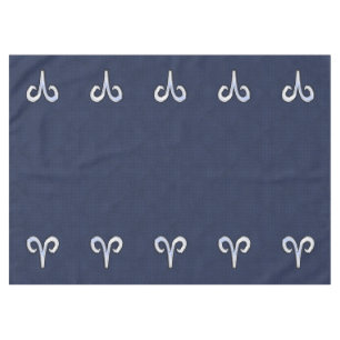 Mantel Rótulo Zodiaco Aries moderno Decoración de fibra d