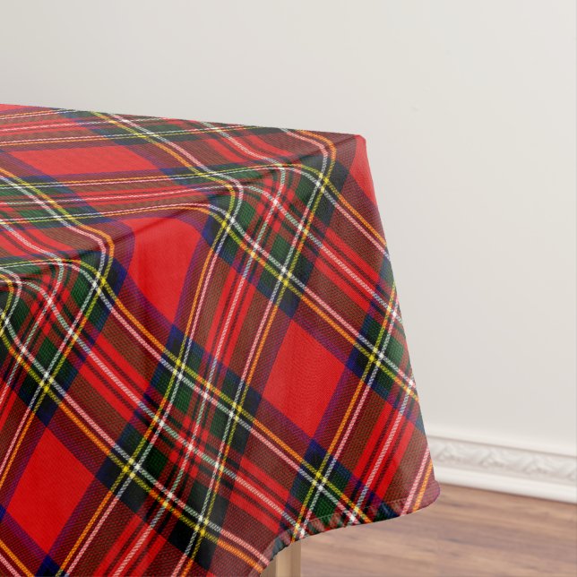 Mantel Royal Stewart Clan Tartan Plaid (In Situ)