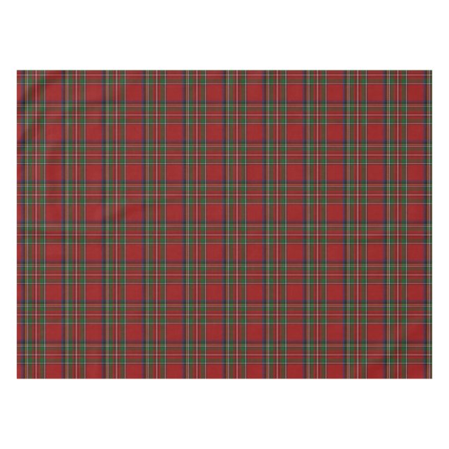 Mantel Royal Stewart Tartan Plaid Table Cloth (Frente (Horizontal))