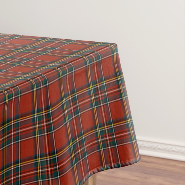 Mantel Royal Stewart Tartan Tablecloth (In Situ)