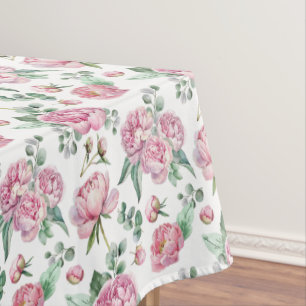 Mantel Rubor Pink Floral y Eucalyptus Greenereneration Ba