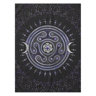 Mantel Rueda de Hecate con Ametist y Plata