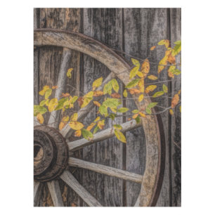 Mantel Rueda de vagón rústico en el campo