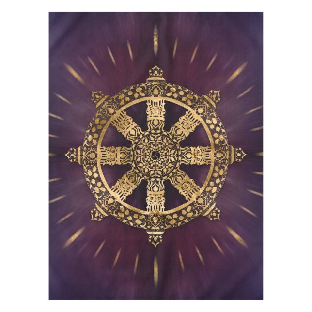 Mantel Rueda Dharma - Dharmachakra (Anverso)