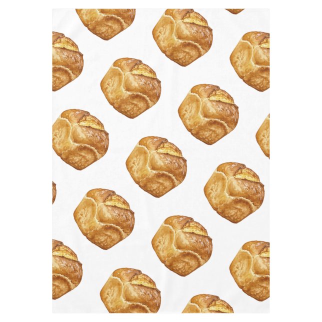 Mantel Rustic Loaf Watercolor Painting (Anverso)