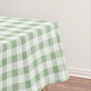 Mantel Rustic Neutral Sage Gingham Buffalo Plaid