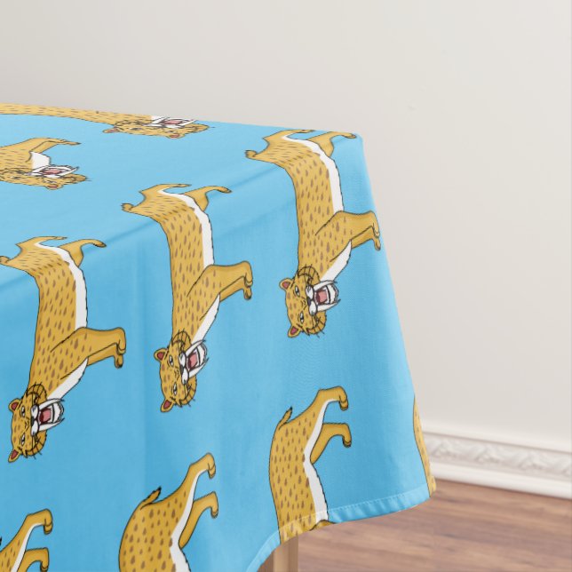 Mantel Saber-toothed tiger illustration (In Situ)