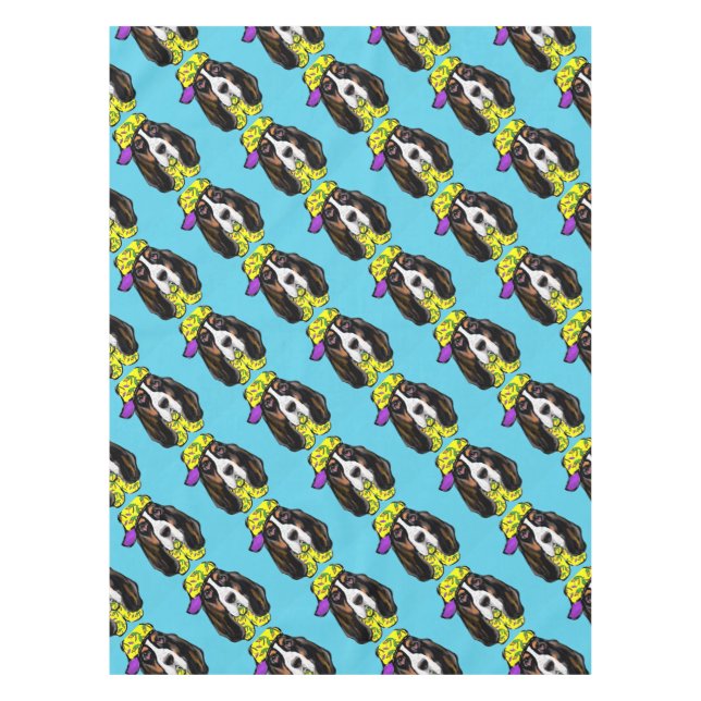 Mantel Sabueso Basset (Anverso)