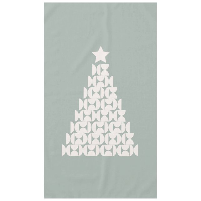 Mantel Sage Green Christmas Tree (Anverso)
