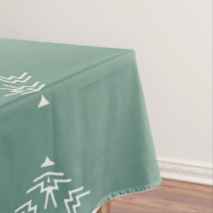 Mantel Sage Green Mud-Cloth